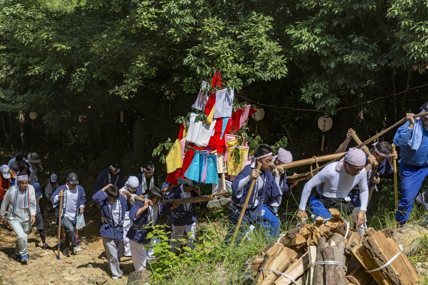 石上げ祭り!!