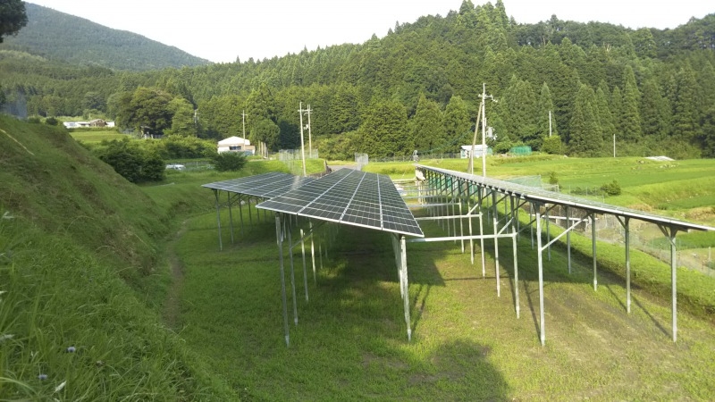 営農型太陽光発電を数多く施工しております。